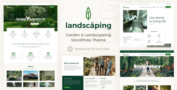 The Landscaper v2.0 - WordPress Landscape Design Template