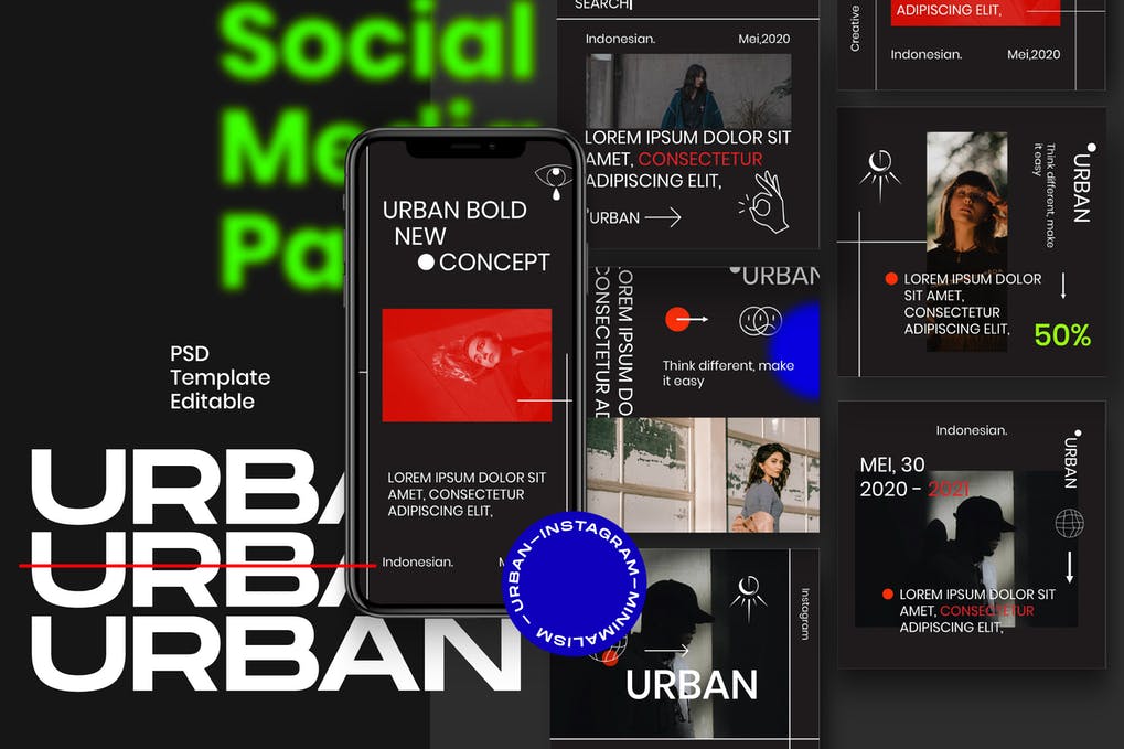 URBAN - Insta Story & Post Social Media Vol.1