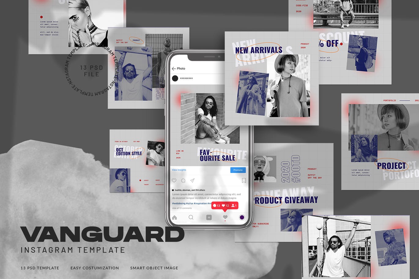 Vanguard Instagram Template for Fashion Streetwear