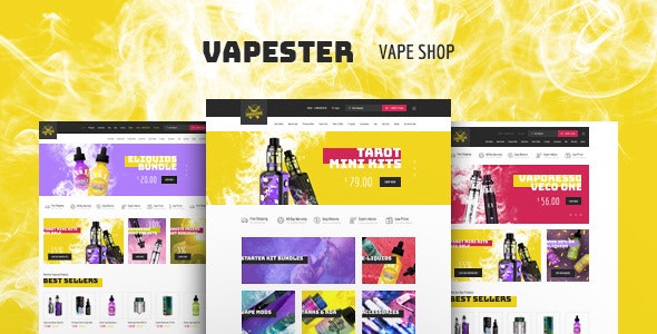 Vapester - Creative Cigarette Store & Vape Shop WooCommerce Theme