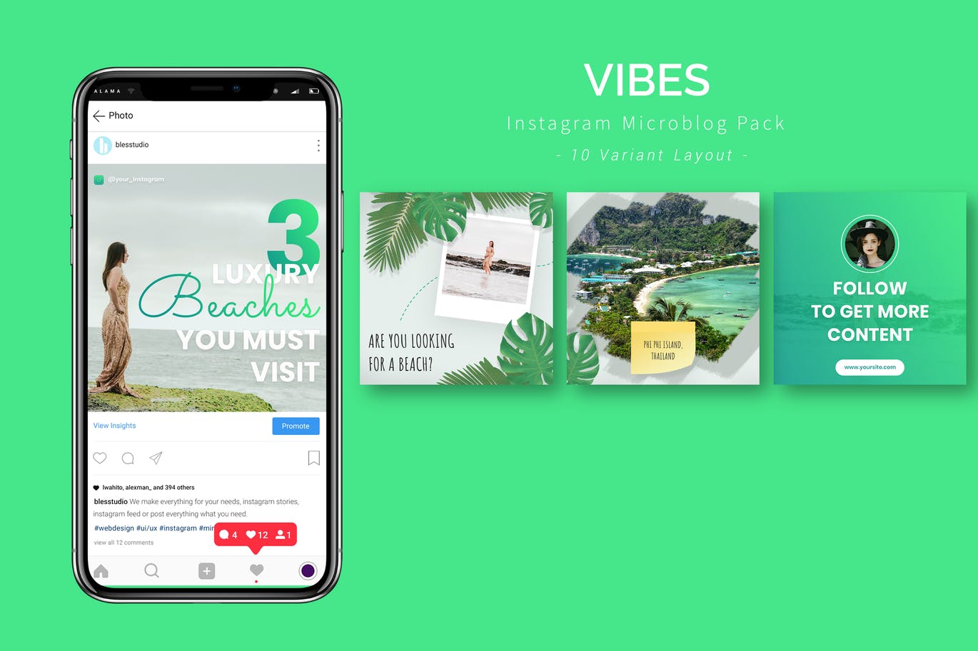 Vibes - Instagram Microblog Pack
