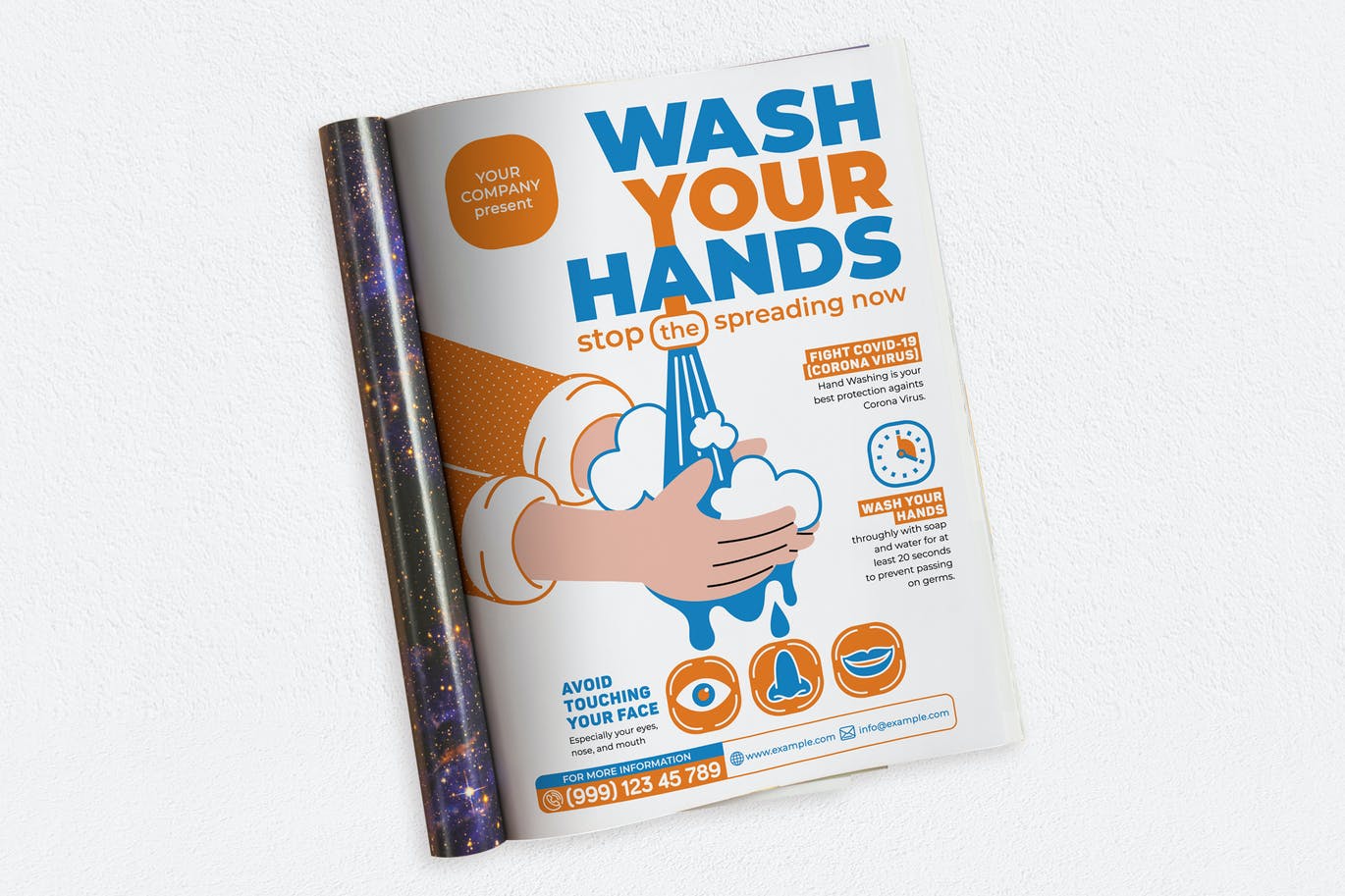 Wash Your Hands Ads Magazine