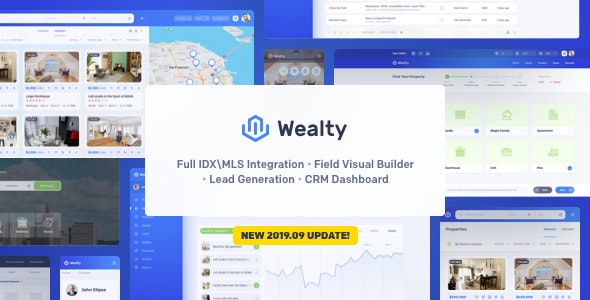 Wealty v3.0 - multifunctional real estate WordPress theme