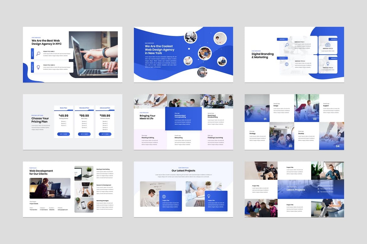 Web Design Agency PowerPoint Presentation Template