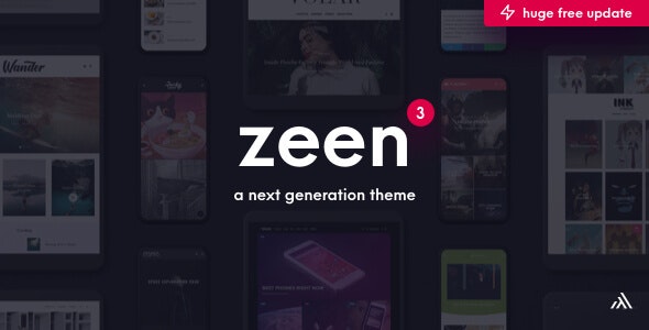Zeen - Next Generation Magazine WordPress Theme