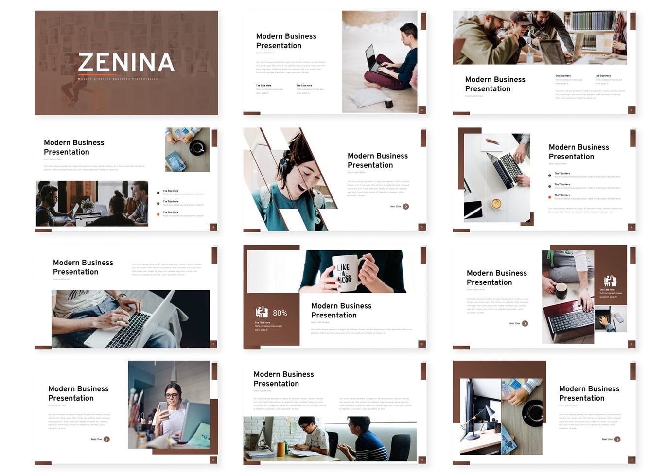 Zenina - Google Slide Template