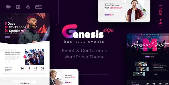 GenesisExpo - Business Events & Conference WordPress Theme