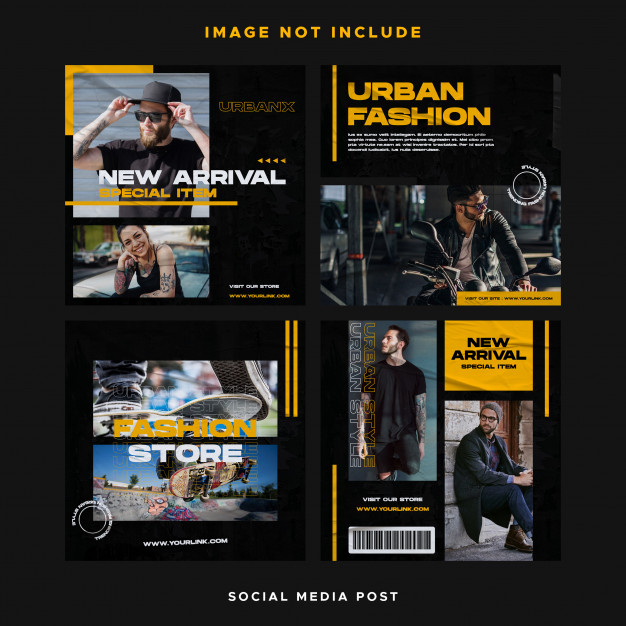 Social media post design instagram