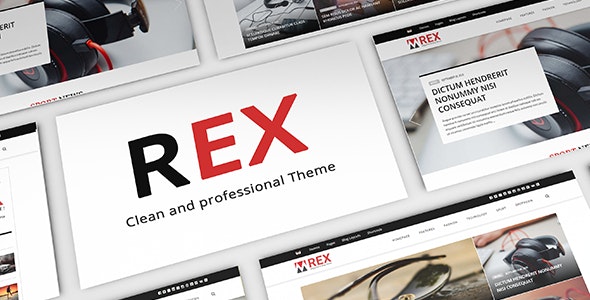 The REX v3.3 - WordPress News Template
