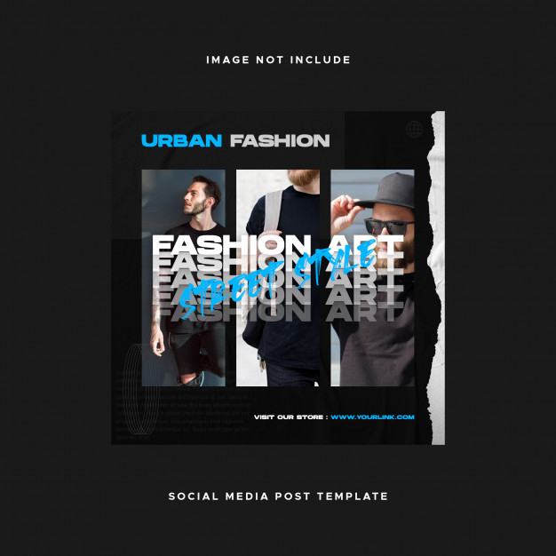 Urban style social media design instagram post