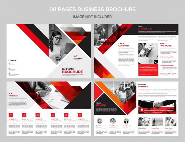 08 pages business brochure