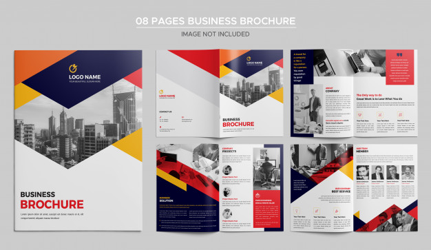 08 pages business brochure template