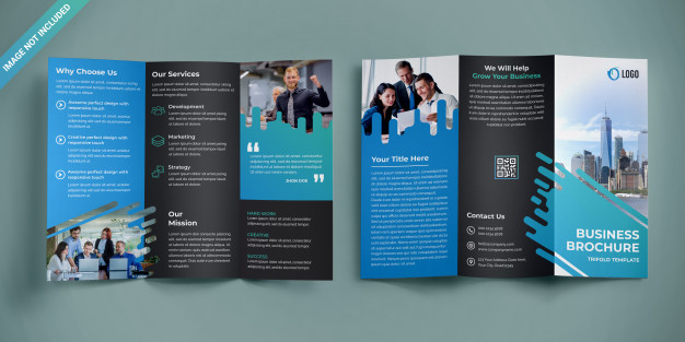 Business trifold brochure design