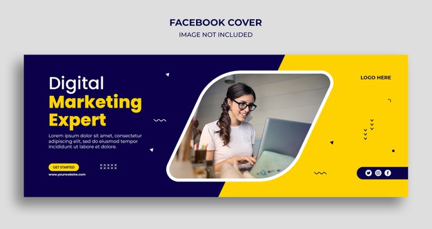 Corporate business agency facebook cover and web banner template Premium Psd