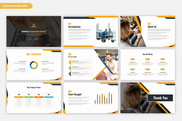 Corporate business and project presentation template
