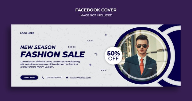 Fashion facebook timeline cover template