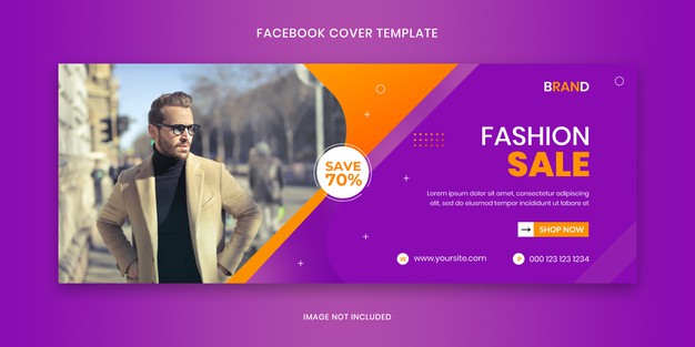 Fashion sale cover banner social media ad template Premium Psd