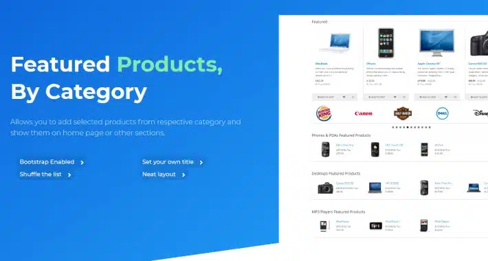 Product Categories OpenCart