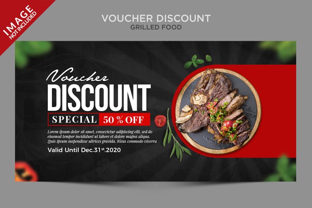 Grilled food voucher discount series