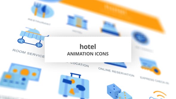Hotel - Animation Icons