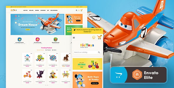 Kid Toys - Opencart 3 kids goods store template