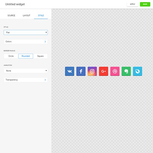 Links to social networks in Opencart