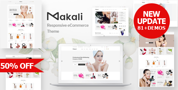Makali v1.0 - template for online cosmetics store OpenCart