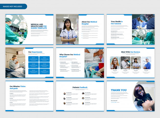 Medical hospital and health care presentation template