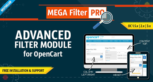 Mega Filter PRO v2.0.4.9.9 - filter for OpenCart