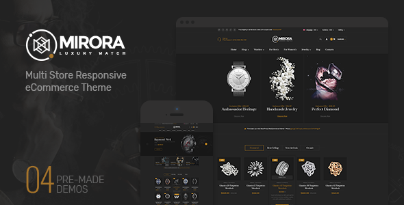Mirora - watch store template for OpenCart 3