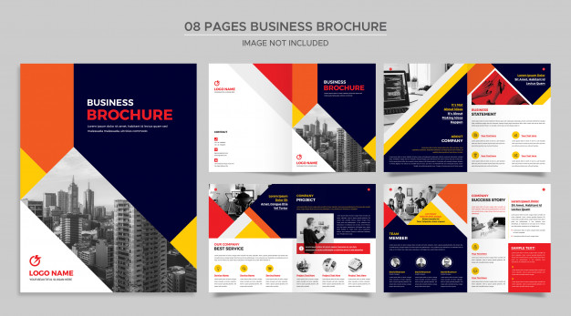 Pages business brochure