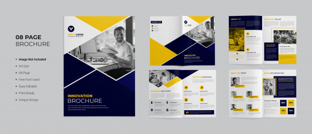 Pages business brochure