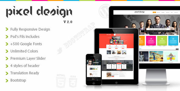 PixelTheme - responsive template for Opencart 2.3