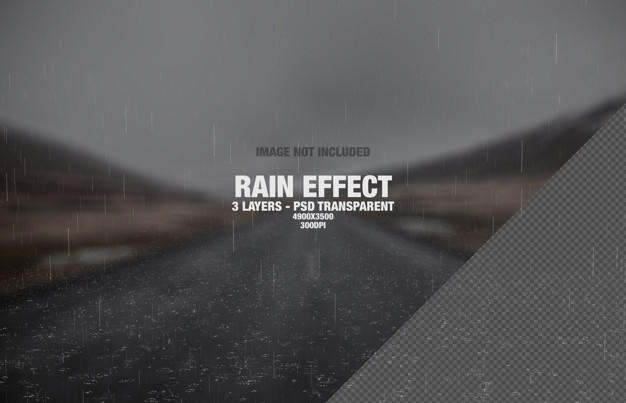 Rain or real rainfall effect
