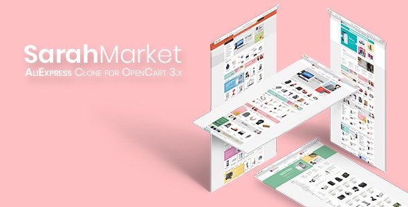 SarahMarket v1.0.1 - premium template for OpenCart 3