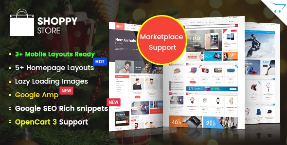 ShoppyStore v2.2.0 - Responsive Multipurpose OpenCart 3 Theme