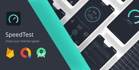 SpeedTest v1.0.1 - Android internet speed test application