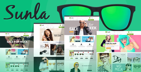 Sunla - Opencart glasses store template