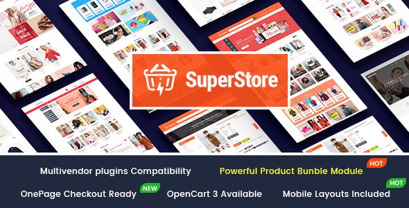 SuperStore v1.0.0 - Multipurpose OpenCart 3 Template