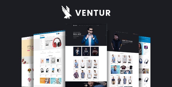 Ventur - online fashion store template for OpenCart 3