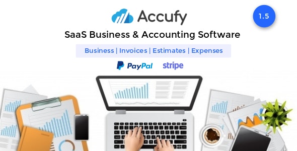 Accufy v1.6 NULLED - SaaS software for business and accounting