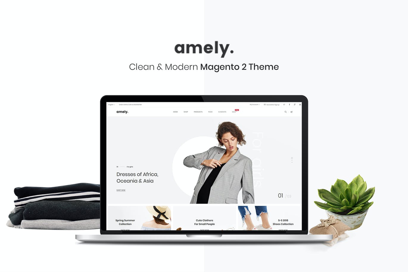 Amely - Clean & Modern Magento 2 Theme