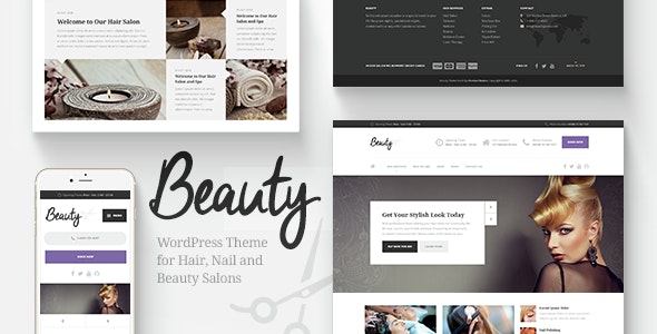 Beauty - Hair Salon & Spa WordPress Theme