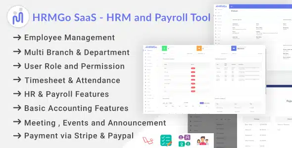 CRMGo SaaS - Projects, Accounting, Leads, Deals & HRM Tool
