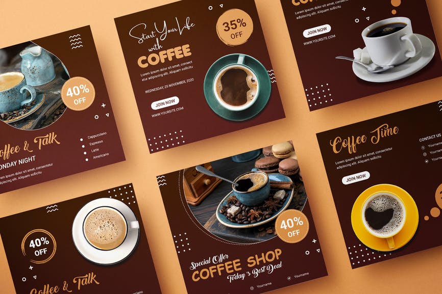 Coffe Banner Template