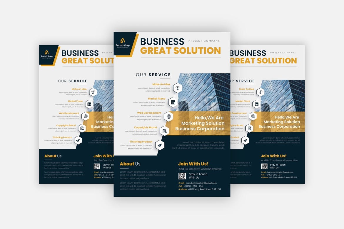 Corporate Solution Flyer