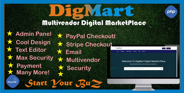 DigMart 3.6.0 - Multivendor digital goods script