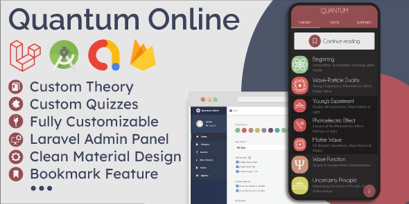 Educational App (Theory & Quizzes) + CMS Admin Panel