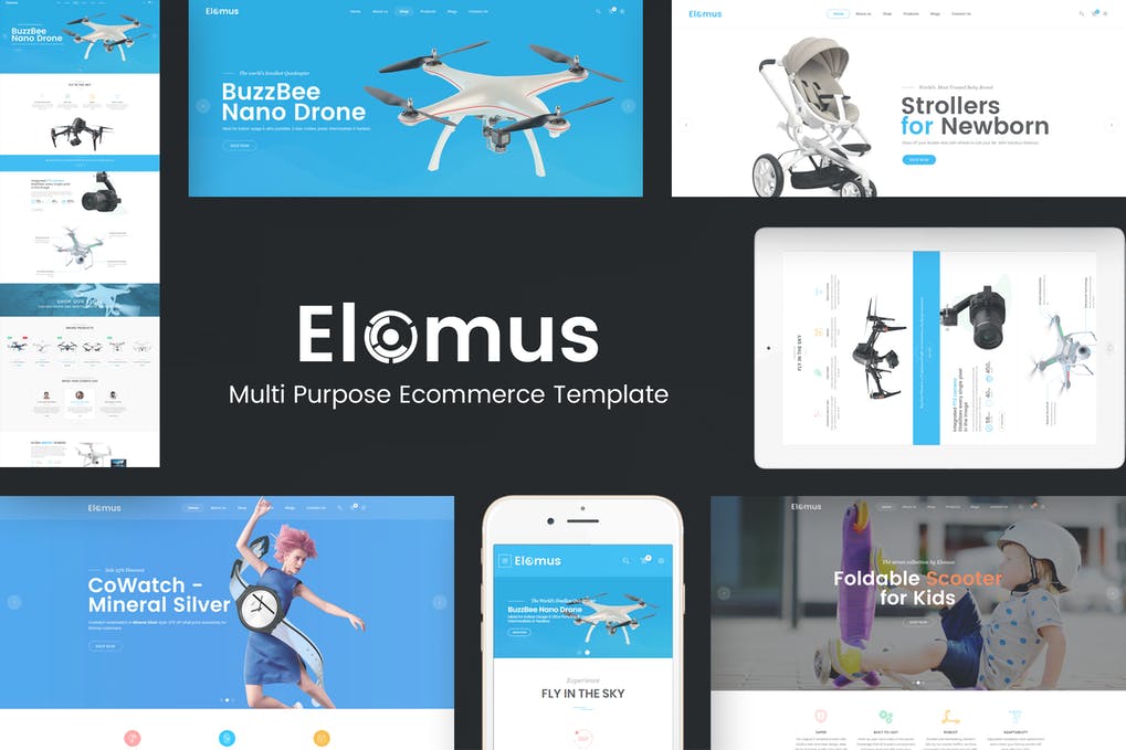 Elomus - Single Product Prestashop Theme