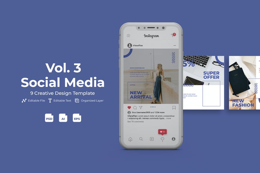 Fashone - Social Media Kit Vol. 3